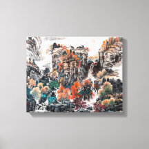 The Glamour of Autumn, Chinese Painting Canvas