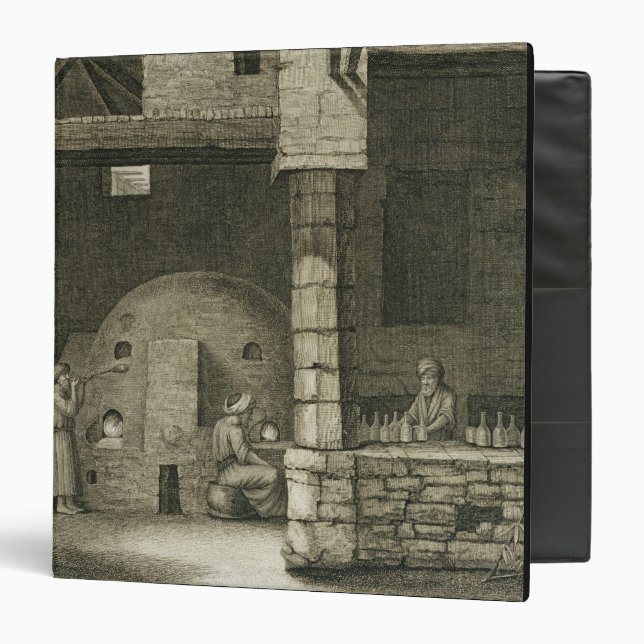 The Glass Bottle Maker, from Volume II Arts and Tr Binder (Front/Inside)