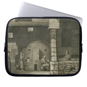 The Glass Bottle Maker, from Volume II Arts and Tr Laptop Sleeve