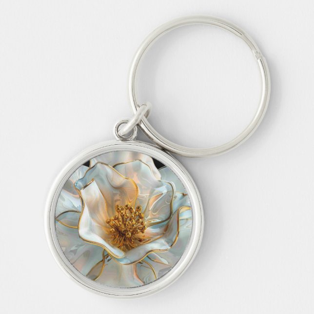 The Glass Daffodil  Keychain (Front)