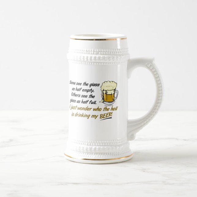The Glass is Half Full? Stein & Mugs (Right)