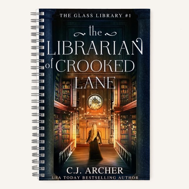 The Glass Library notebook (Front)