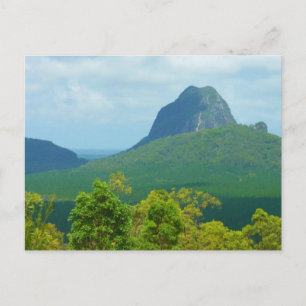 The Glasshouse Mountains landscape photo postcard