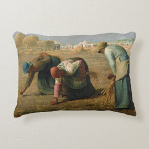 The Gleaners, 1857 Decorative Pillow