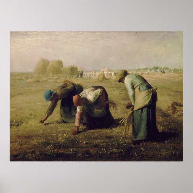 The Gleaners by Jean-François Millet 1857 Poster (Front)