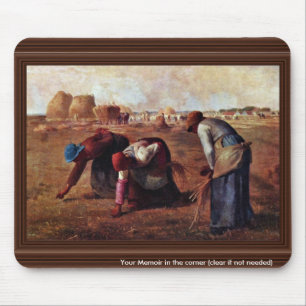 The Gleaners By Millet (Best Quality) Mouse Pad