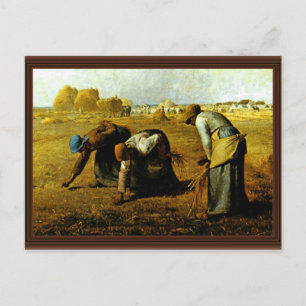 The Gleaners,  By Millet  (Best Quality) Postcard