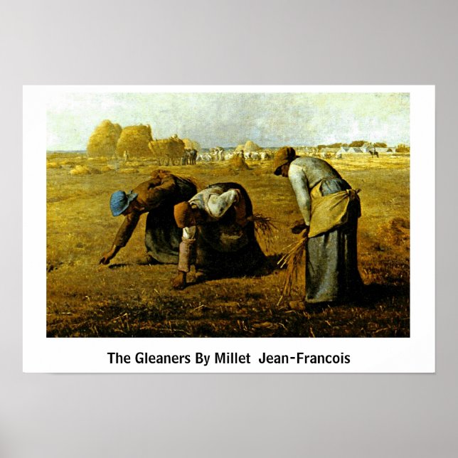 The Gleaners By Millet (Ii) Jean-Francois Poster (Front)