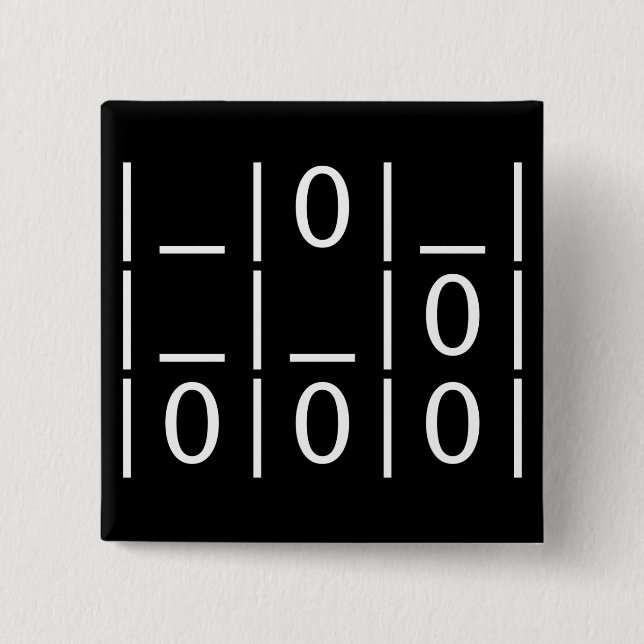 The Glider: A Universal Hacker Emblem Button (Front)