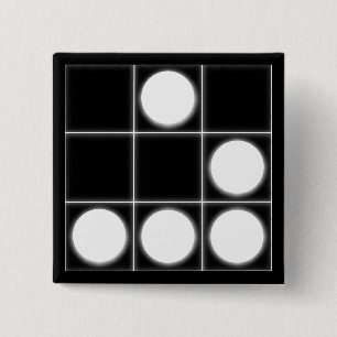 The Glider: A Universal Hacker EmblemButton 2 Inch Square Button