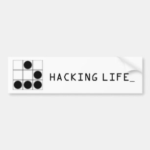 The Glider : Hacker Emblem Bumper Sticker