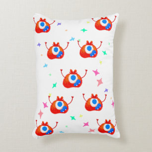 The Glitchy Stardust Monster Accent Pillow