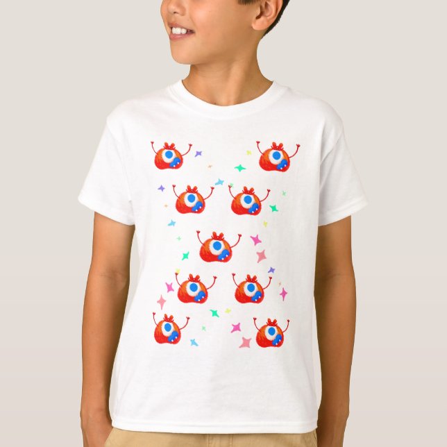 The Glitchy Stardust Monster T-Shirt (Front)