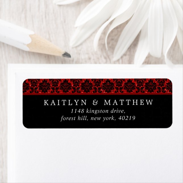 The Glitter Damask Las Vegas Wedding Collection (Insitu)