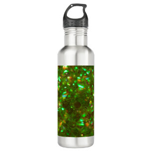 The Glitz glam glitter green Steel water bottle! 710 Ml Water Bottle