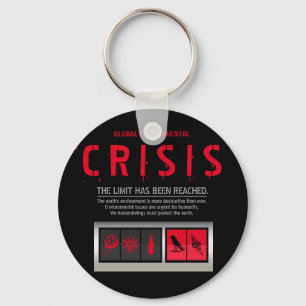 THE GLOBAL ENVIRONMENTAL CRISIS [Can key chain] Keychain
