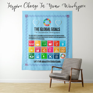 The Global Goals Mega Motivational Inspiring Gifts Tapestry