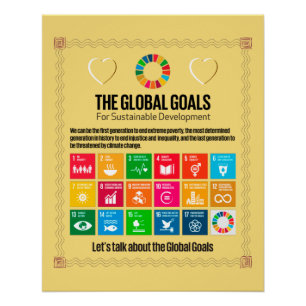 The Global Goals Motivational Inspiring Gifts Poster