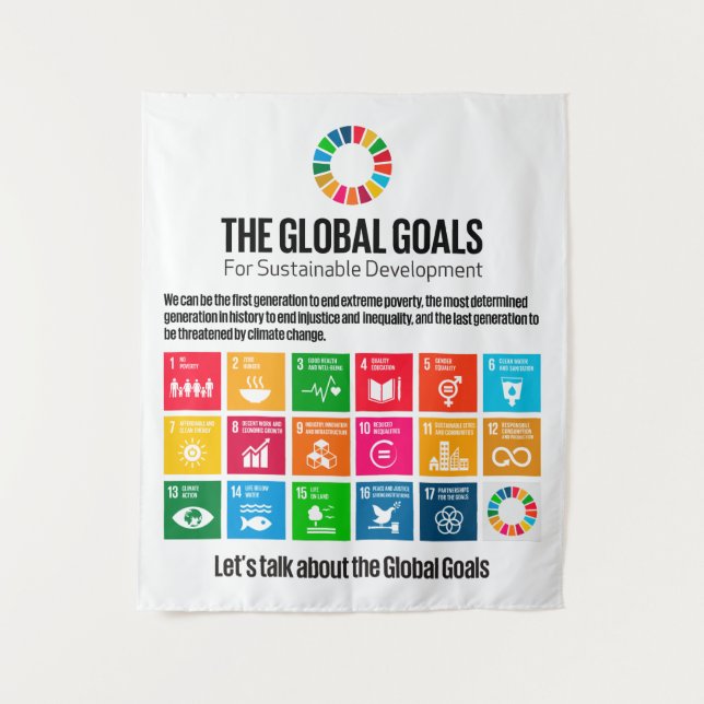 The Global Goals Poster Tapestry (Front)