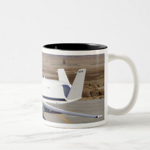 The Global Hawk unmanned aircraft Two-Tone Coffee Mug