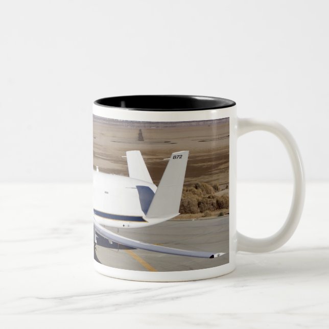 The Global Hawk unmanned aircraft Two-Tone Coffee Mug (Right)