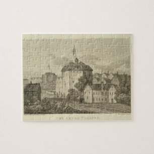 The Globe Theatre on the Bankside as it appeared i Jigsaw Puzzle