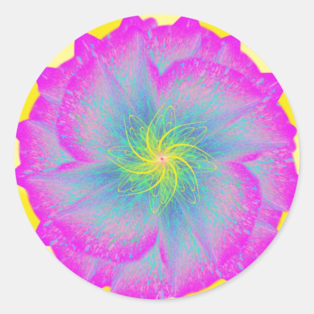 The Glory of The Universe by pwrflwr Classic Round Sticker (Front)