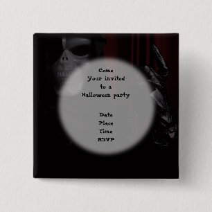The Glove - 2 Inch Square Button