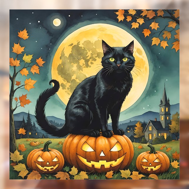 The Glowing Eyes of Halloween Window Cling (Sheet 2)