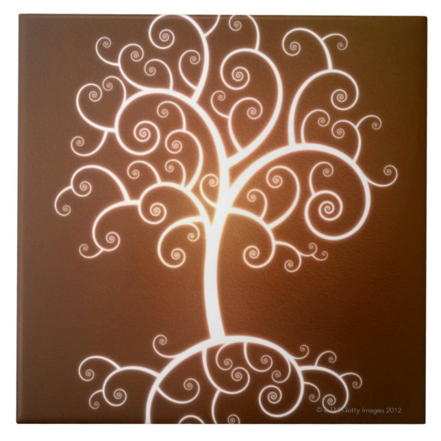The Glowing Tree Tile (Front)