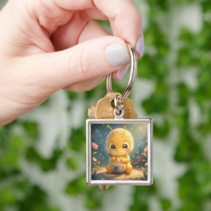 The Glowing Wanderer and the Art of Nectar.1 Keychain