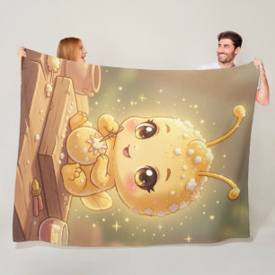 The Glowing Wanderer and the Art of Nectar.2 Fleece Blanket