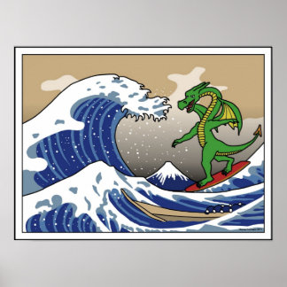 The Gnarly Wave off Kakogawa Poster