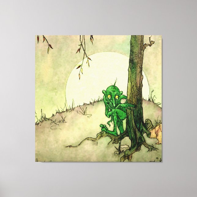 “The Gnome” by Marjorie Miller Canvas Print (Front)