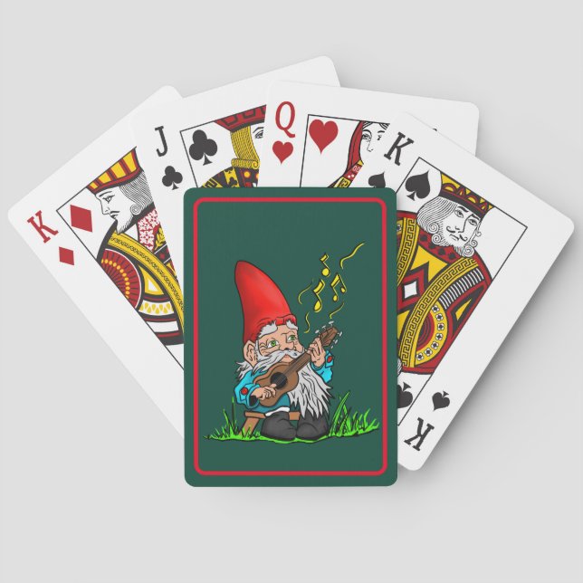 The Gnome’s Joyful Jam Session Playing Cards (Back)