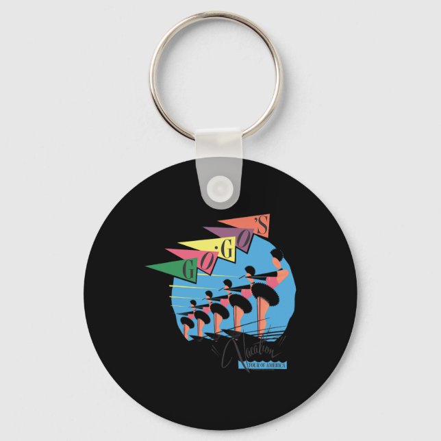 The Go-go's - Vacation Retro  Keychain (Front)