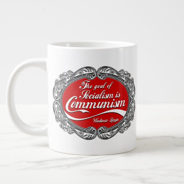 "THE GOAL" GIANT COFFEE MUG (Left)