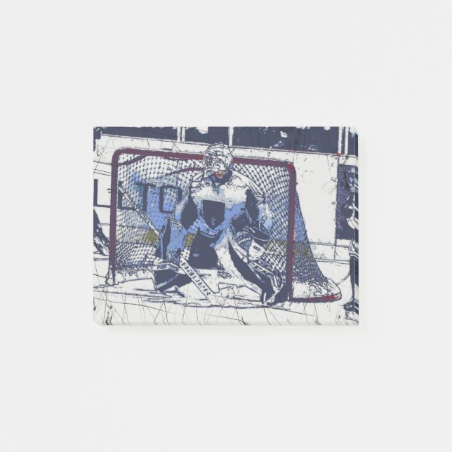 The Goal Keeper - Ice Hockey Goalie Post-it Notes (Front)