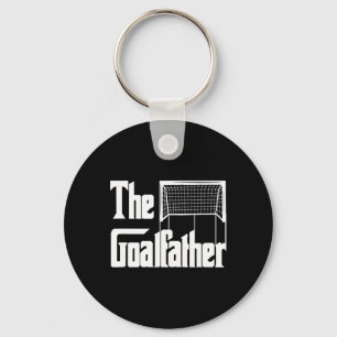 The Goalfather Dad Soccer Goalkeeper Goalie Coach Keychain