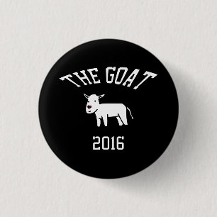 THE GOAT 1 INCH ROUND BUTTON