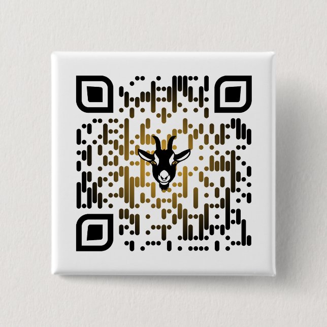 The Goat Network - QR Code - Pin (Front)