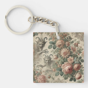 The Goatman’s Garden – Gothic Folklore Design Keychain