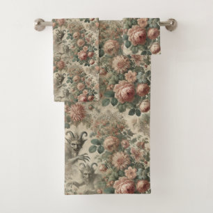 The Goatman’s Garden – Gothic Victorian Bath Towel Set