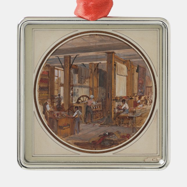 The Gobelins Workshop, 1840 Metal Ornament (Front)