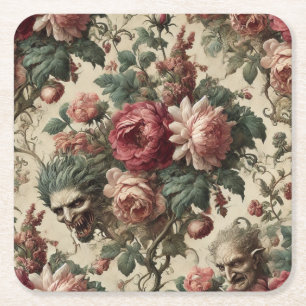 The Goblin Couriers – Gothic Victorian Square Paper Coaster