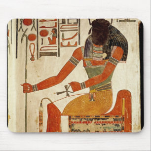 The god, Khepri, from the Tomb of Nefertari Mouse Pad