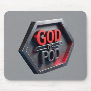 The God Of POD (Print On Demand) Mouse Pad