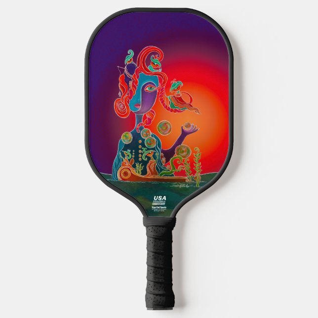 The Goddess Bright Pickleball Racket Paddle (Front)