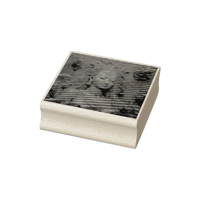 The goddess Ishtar in the lake of eternal life Rubber Stamp (Stamp)