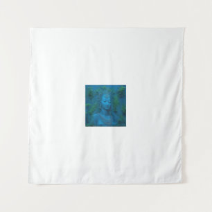 The goddess Ishtar in the lake of eternal life Tapestry